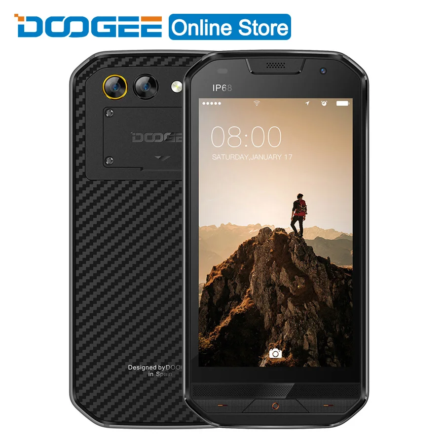 DOOGEE S30 4G LTE мобильный телефон 5 0 дюймов четыре ядра 2 Гб ОЗУ 16 ПЗУ Android 7 5580 мА/ч