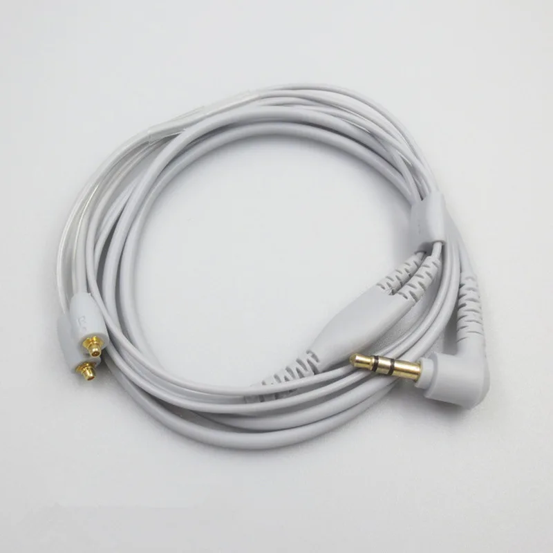 1,6 м провод из бескислородной coppe Замена аудиокабеля Для SHURE SE535LTD SE215 SE846 UE900 W40 50 кабель для наушников