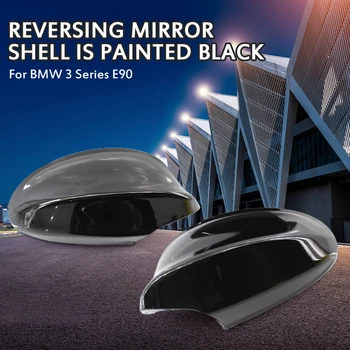 

Mirror Cover Door Mirror Cap Cover Casing Fit for BMW E90 06-08 318i 320i 323i 325i 328i 51167135098 51167135097
