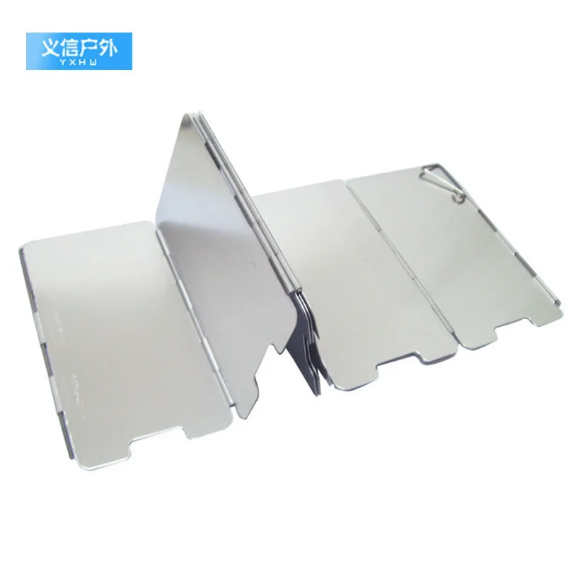 

Outdoor Picnic Wind Board Mini 9 PCs Furnace End Wind Board Camping Wind Board bian qi Folding Wind Board