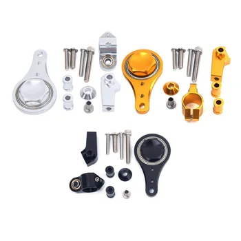 

CNC Motorcycle Steering Damper Stabilizer Bracket Mounting Holder For KAWASAKI Ninja ZX6R 2005 2006 Aluminum Motor Accessories