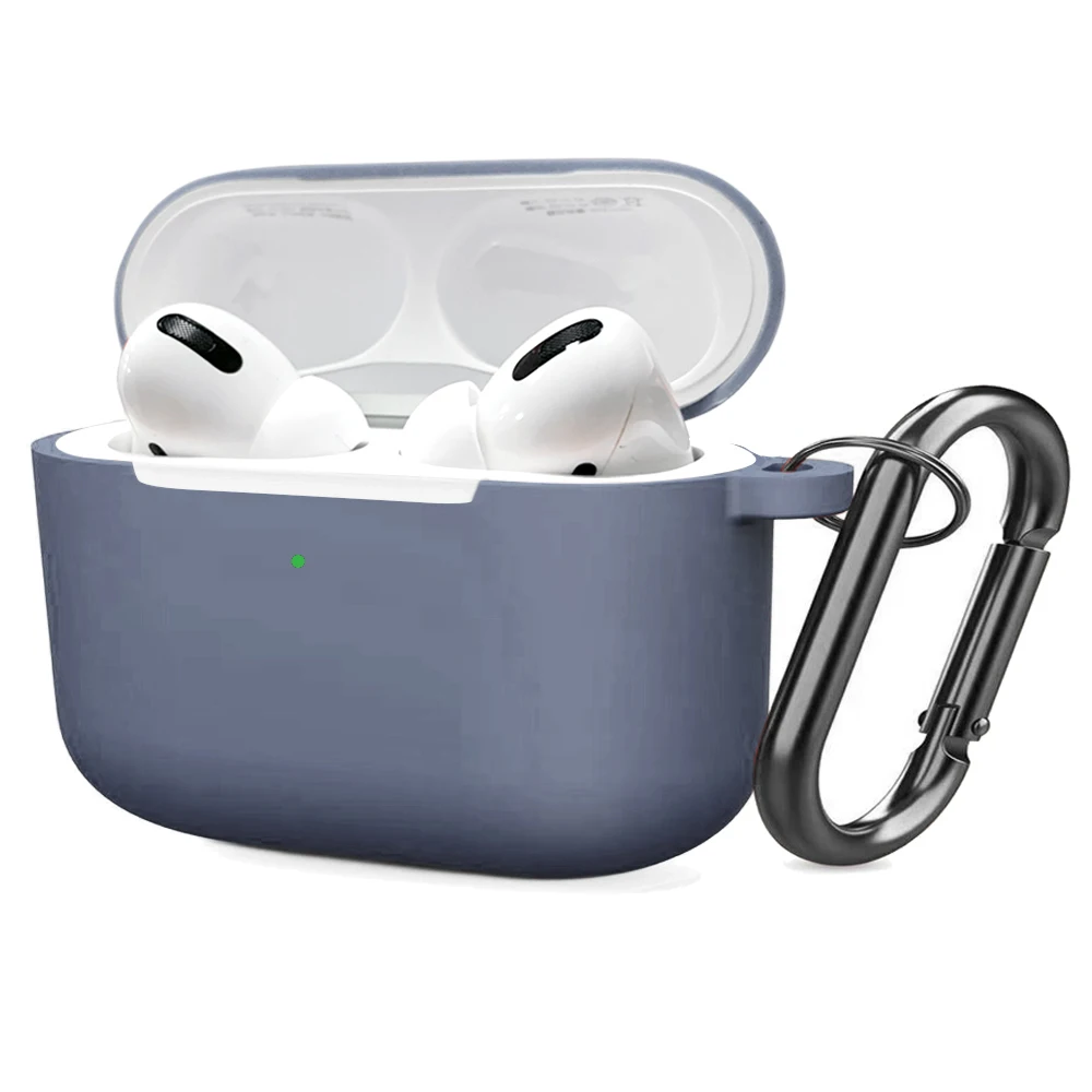 100 шт высококачественный силиконовый чехол для Airpods Pro для беспроводных наушников, защитный чехол с крючком для Air pods Pro от DHL