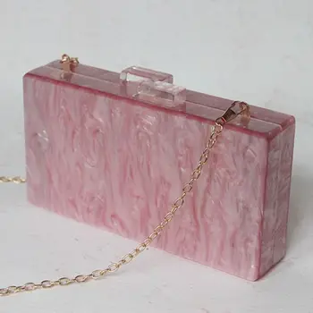 

Women Evening Bag Bridal Party Prom Purse Acrylic Night Dinner Clutch Handbag