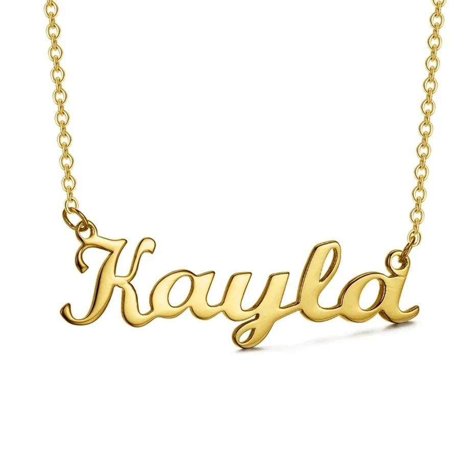 AOBOCO Personalized Letter Necklace 925 Sterling Silver DIY Personalize Jewelry Customize Name Pendants | Украшения и аксессуары