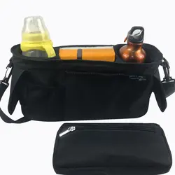Большая емкость для хранения Багги открытый держатель для детской бутылочки съемный карман для прогулочной коляски сумка Мобильный