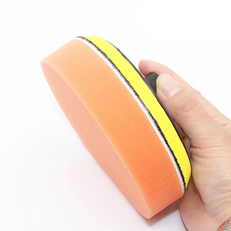 

Sponge Polishing Pad Waxing Buffing Pads Clean Sponge Car 180mm Waxing Paint Care Tool Buffing Rotary Orange Flat