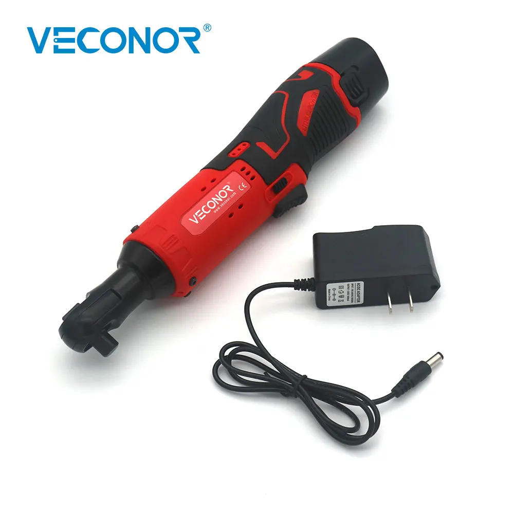 

Veconor 12V 45N.m rechargeable eletrical ratchet socket wrench reversible ratcheting electric spanner 3/8" Dr.