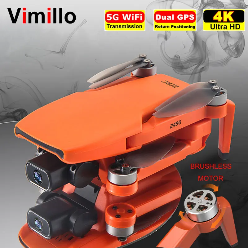 

Vimillo L108 Drone With Camera 4k HD 5G WiFi GPS Dron Brushless FPV Drone Rc 1KM Long Distance RC Quadcopter Professional VS EX5