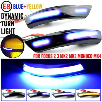 

LED Dynamic Turn Signal Light Flowing Water Blinker For Ford Focus 2 MK2 Focus 3 MK3 3.5 Mondeo MK4 Flashing Light