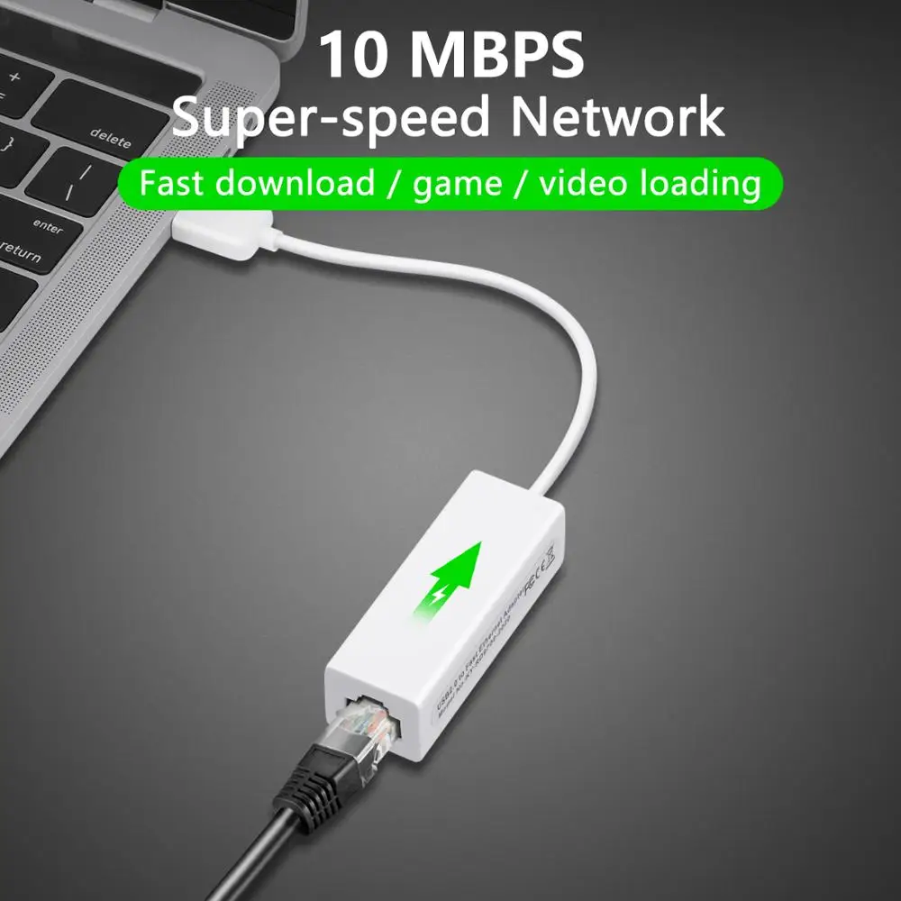 Внешняя USB Проводная Ethernet Сетевая карта адаптер к RJ45 Lan для Windows 7/8/10/XP RD9700 Win