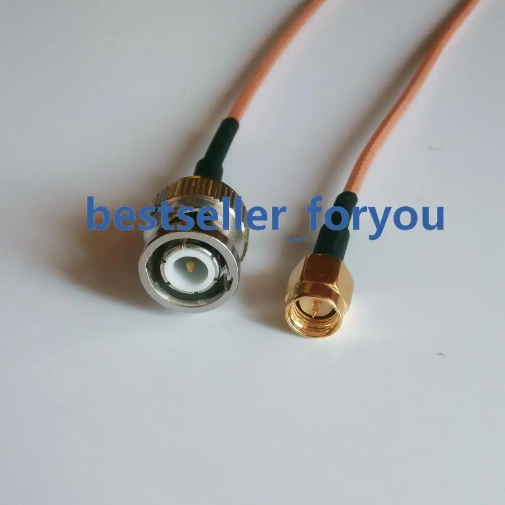 3 фута SMA штекер к соединителю BNC папа RF Pigtail джемпер Caxial кабель RG316 100 см |