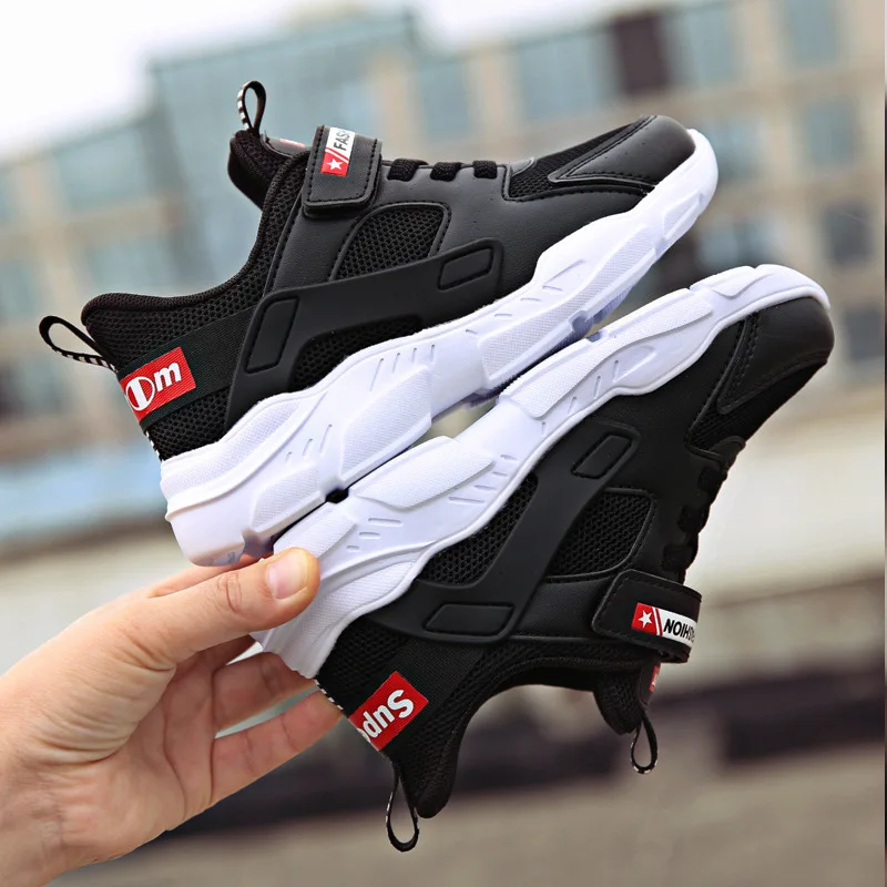 

Child Athletic Shoes 2019 Children Autumn Athletic Shoes Fly Woven Breathable Velcro CHILDREN'S Shoes