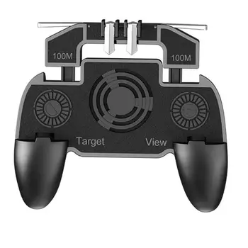 

K20 Mobile Gamepad for Pubg Controller Free Fire L1 R1 Trigger for Pubg Joystick with Cooling Fan Gaming Accessories