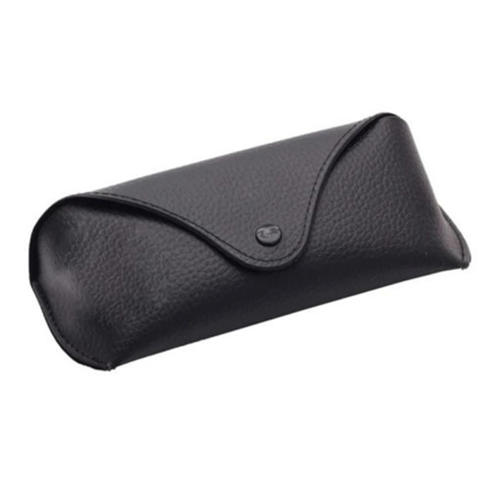 Glasses Case Portable Unisex Faux Leather Eye Glasses Sunglasses Holder Box Cover Folding Sunglasses Organizer