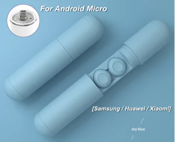 S10 матовая bluetooth-гарнитура 5D стерео объемная беспроводная гарнитура Мини Портативная стереогарнитура с внешним аккумулятором для всех смартфонов - Цвет: S10 Matt blue