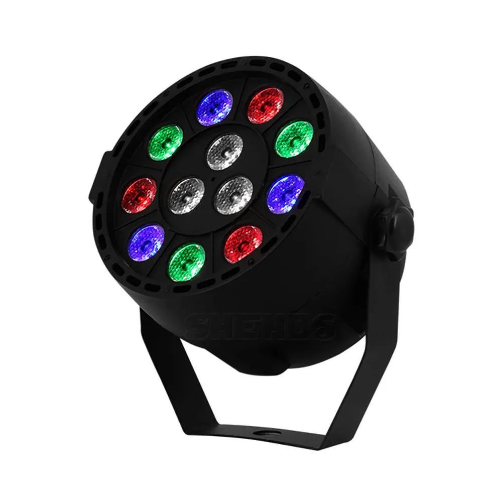 

Colorful Stage Lighting 12 LEDS RGBW LED Stage Light Par Light With DMX512 for Disco DJ Projector Machine Party Home Decoration