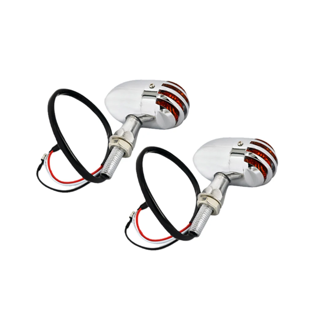 Universal Car Tail Bulb Brake Lights 12V Auto Reverse Lamp Daytime Running Signal Light Fits for 10mm Hole Fairing