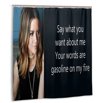 

Maren Morris Shower Curtain with Hooks bathroom Waterproof Polyester Fabric