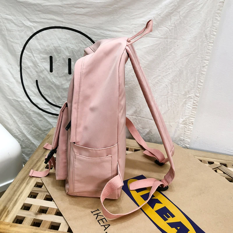 2019-Backpack-Women-Backpack-Fashion-Women-Shoulder-Bag-solid-color-School-Bag-For-Teenage-Girl-Children (3)