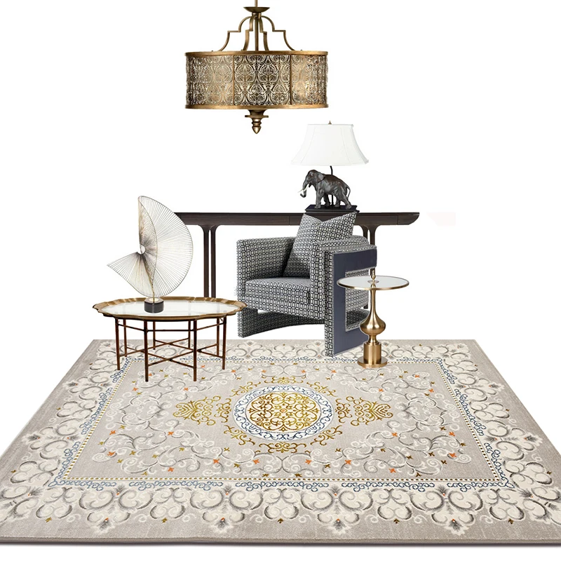 Французский ковер гостиная чайный столик спальня, светильник, американский, европейский, классический стиль, простой, прямоугольный, семейный