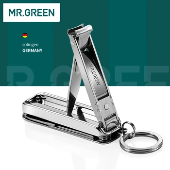 

MR.GREEN Multifunctional Nail Clipper Stainless Steel Six Functions In One Nail Files bottle opener small Knife scissors