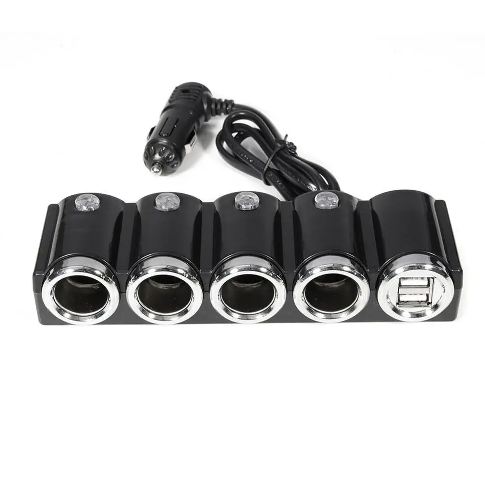 DC 12 V/24 V USB 4 Way мульти разветвитель автомобильного прикуривателя зарядное