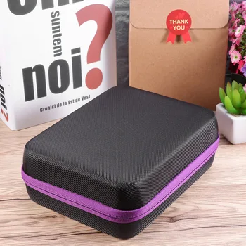 

1pc 12 Slots 5ml 10ml 15ml Capacity Essential Oil Bottle Shockproof Bag Carrying Case Roller Bottle Storage Bag Drop Bottle EVA