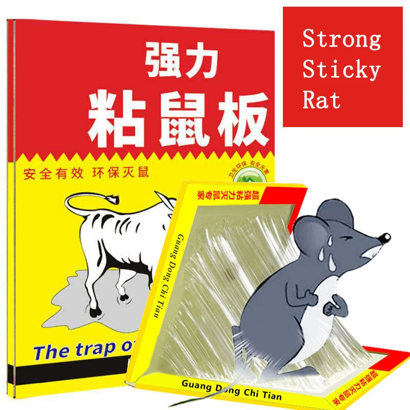 

3/5 mouse stickers strong sticky mouse board to catch mice home mouse trap glue repellent rat artifact