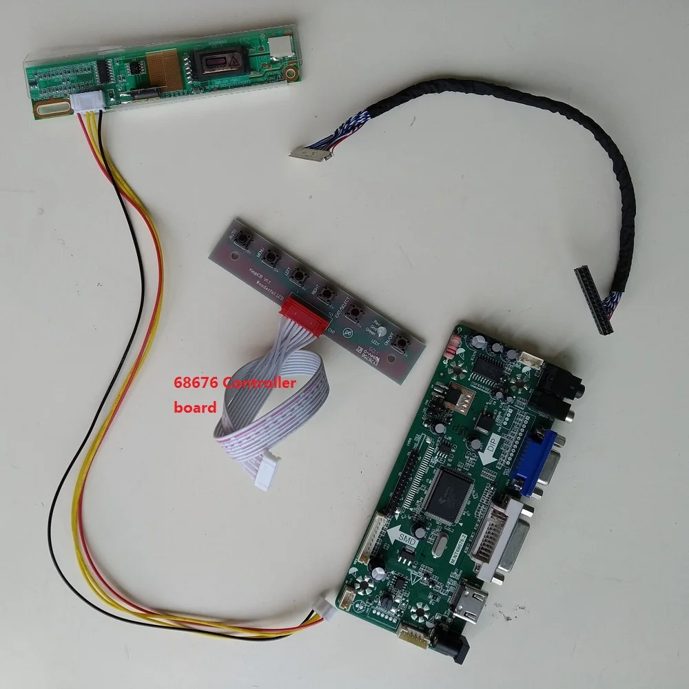 M. NT68676 для LP154W01 панель экрана VGA lcd M. NT68676 DIY контроллер платы комплект DVI 1280X800 15," карта HDMI