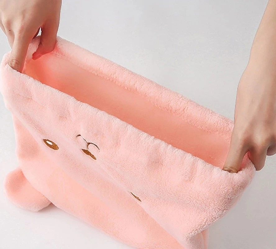 Coral Fleece Shower Cap Quick Drying Lady Bath Towel Soft Shower Woman Man Turban Head Wrap Bathing Tools Cap disposable shower cap,shower cap,waterproof shower cap,dry hair cap
