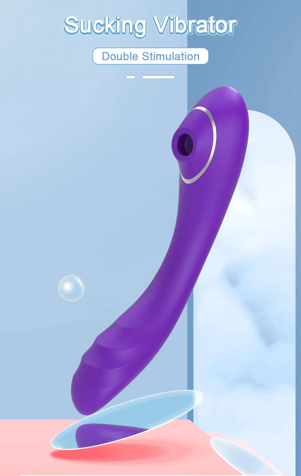 Vibratore clitorideo e stimolatore punto g potente per donna_voghion.com