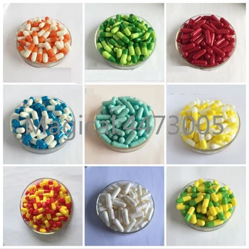 

0# 200pcs/lot.0 size High quality colored hard gelatin empty capsules, hollow gelatin capsules ,joined or separated capsules