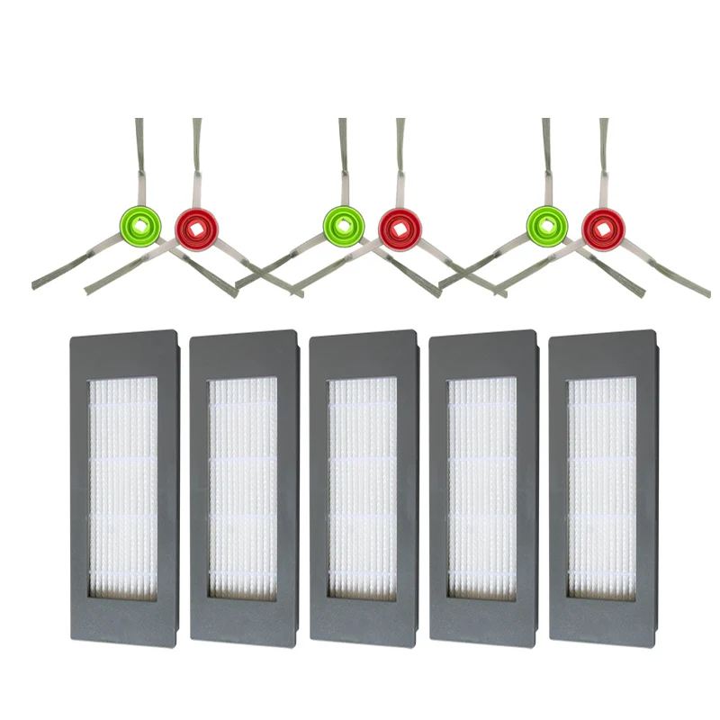 5xFilters+ 6xSide Щетки Для Ecovacs Deebot Ozmo 900 DN5G пылесос инструмент