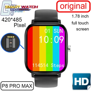 

P8 PRO Smart Watch for women Fitness Tracker Smart Watch 2020 for realme apple poco huawei watch fit pk amazfit GTS IWO W46 W26