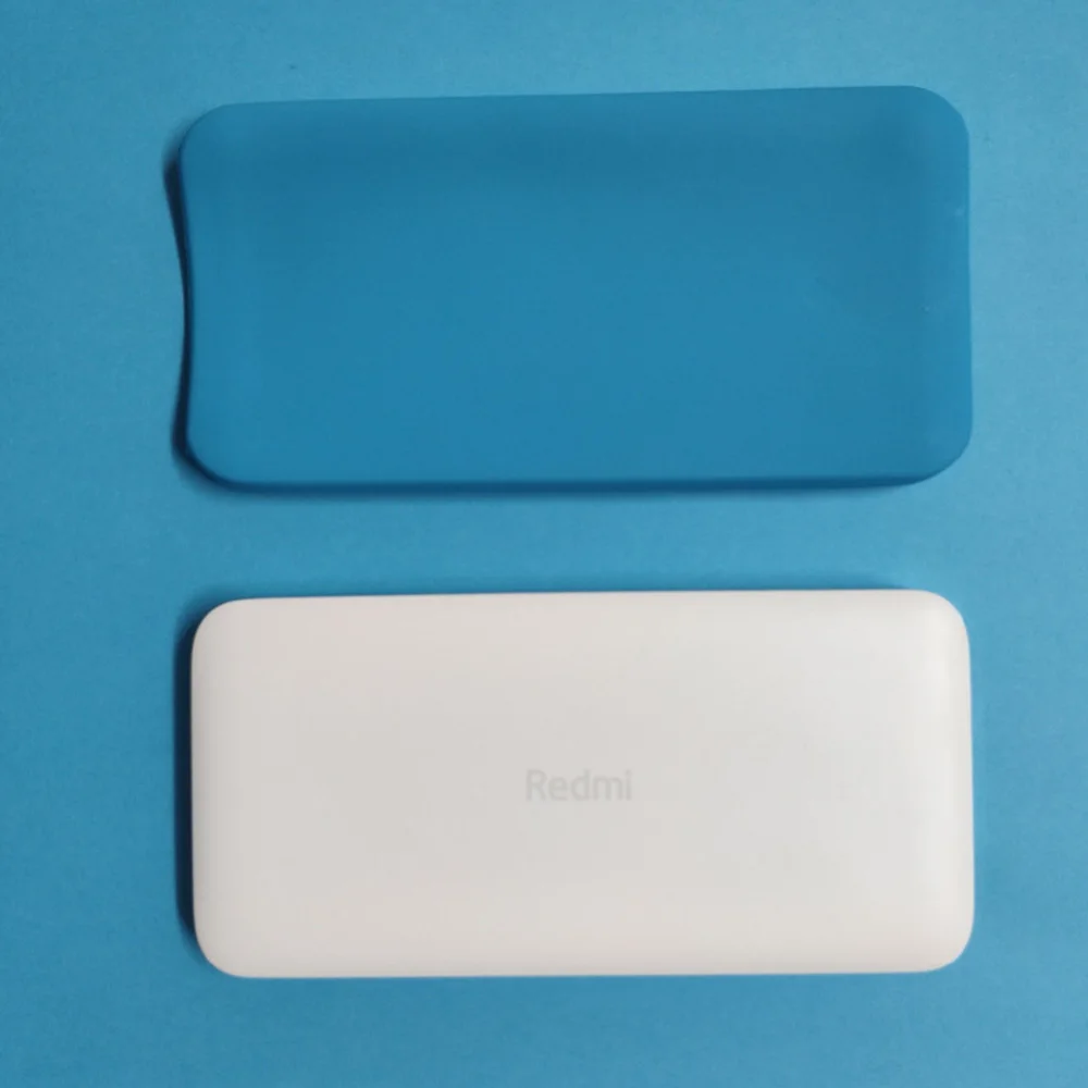 Для xiaomi 20000mah 10000mAh dual USB Мобильный power Bank Аксессуары силиконовый защитный чехол