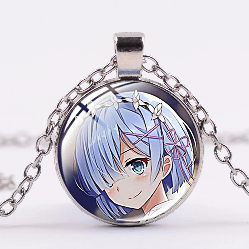 Ожерелье с подвеской из аниме Re:Zero Start Life in other World женское чокер изображением