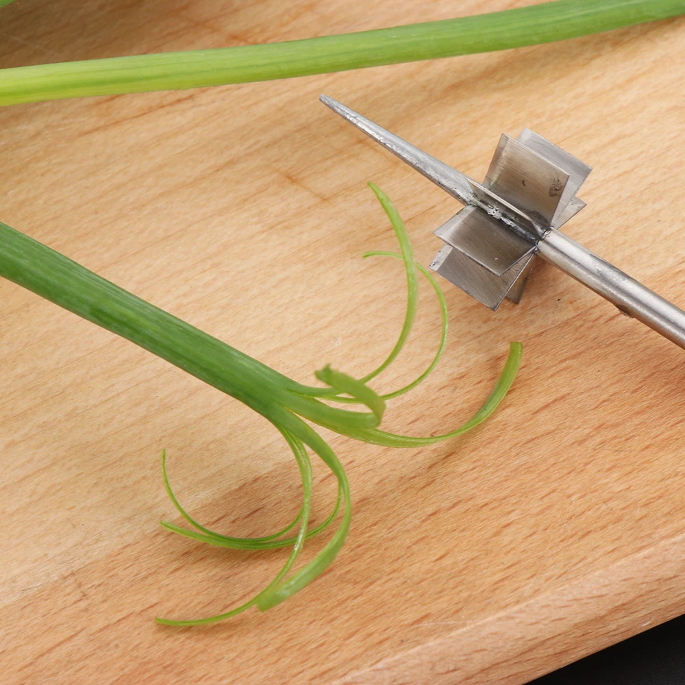 Kitchen Onion Knife Blossom Cutter Multi-Function Stainless Steel Plum Vegetable Chopper Slicer | Дом и сад