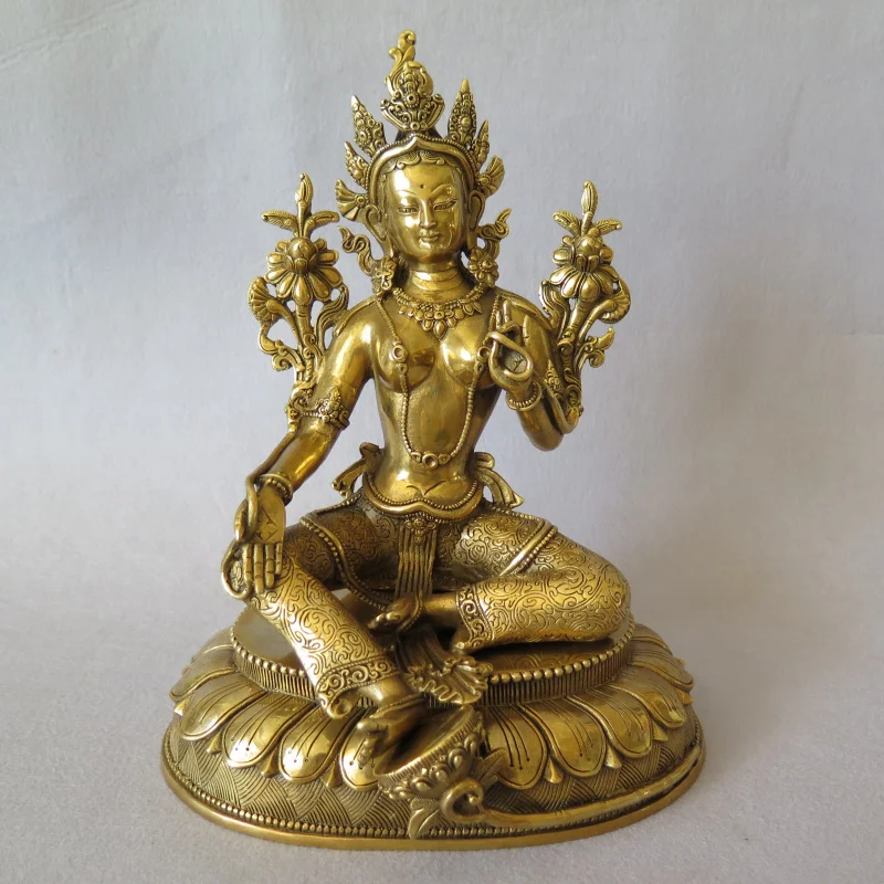 Large Good Quality Home Office Efficacious Talisman House Protection Buddhism Gilding Brass