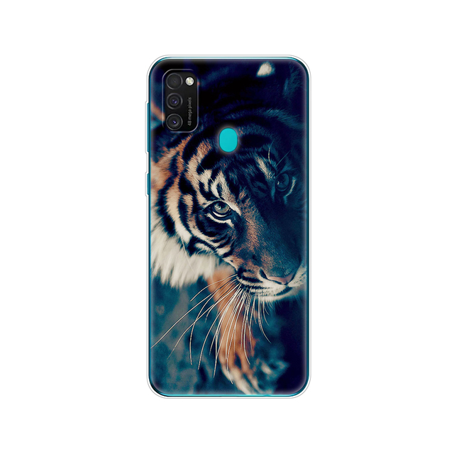 Samsung M21 Case 6.4" Soft Silicon Tpu Cover For Samsung Galaxy M21 M 21 SM-M215FZGUSER m215 Phone Back Shell Bumper Funda