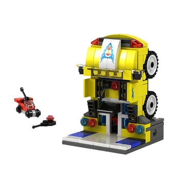 

City Street Views Square table Bricks Accessories Toys City Moc Sets Double loft pile Single Sale Compatible Building Blocks