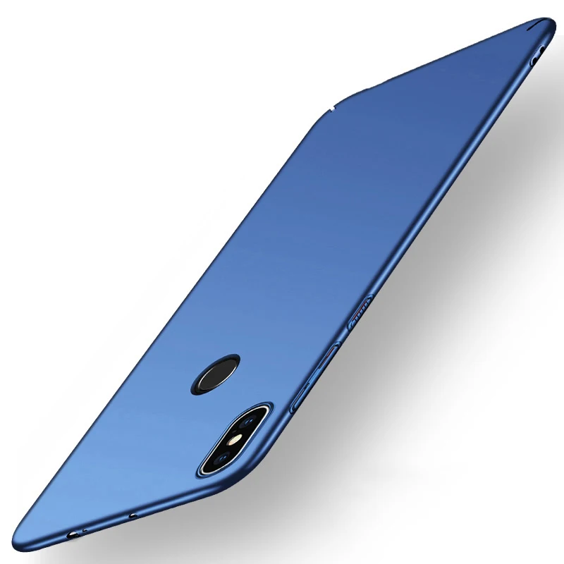 Чехол upaitou для Xiaomi mi Max 2 mi x 3 2s CC9 CC9E 9T 9 8 SE Pro Lite Explore ore чехол ультра тонкий жесткий чехол для ПК Max3 чехол - Цвет: Синий
