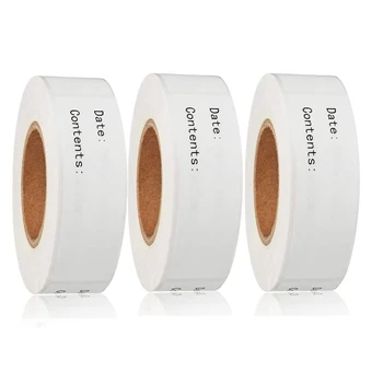 

Removable Freezer Labels 1 x 3 Inch Food Storage Stickers Refrigerator Freezer Paper Labels