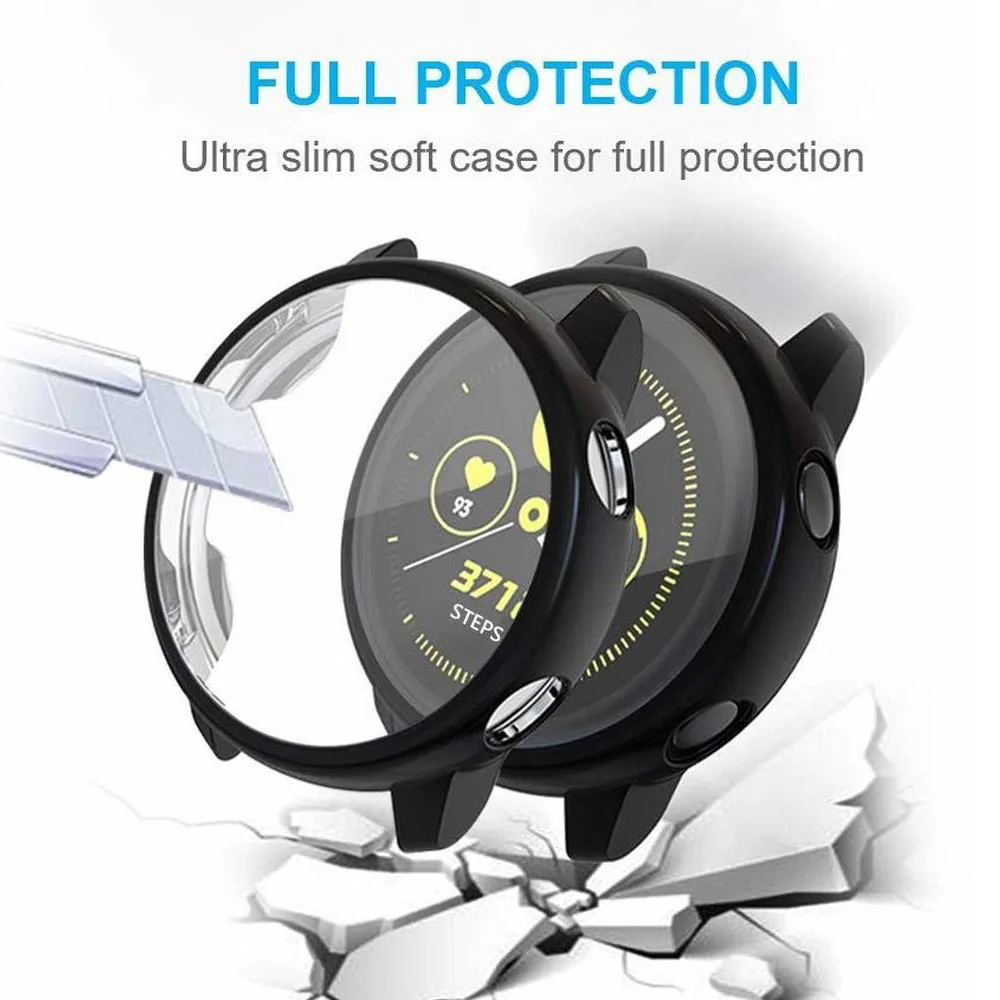 Чехол для защиты экрана Samsung Galaxy Watch Active 2 Ультратонкий Мягкий чехол с полной