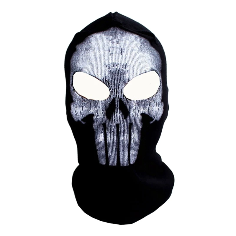 Halloween Mask Horror Skull Grim Balaclava Motorcycle Full Face Mask Hats Helmet Airsoft Paintball Snowboard Ski Shield - Цвет: C