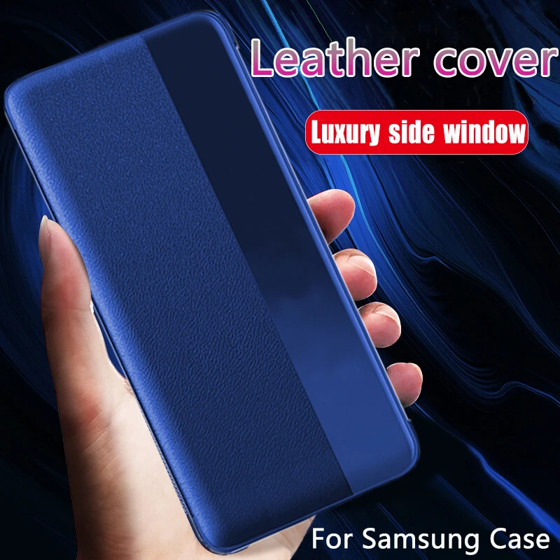 

Leather Flip Case For Samsung Galaxy A50 S8 S9 S10 Plus S10E Note 8 9 10 Pro A10 A20 A30 A40 A60 A80 A90 A70 Protective Cove Bag