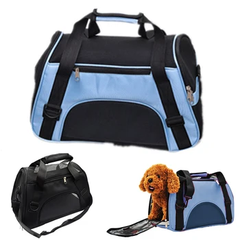 

Folding dog bag Pet Backpack Messenger Carrier Bags Outgoing Travel Packets Breathable Cat Dog Carrier Handbag Yorkie Chihuahua