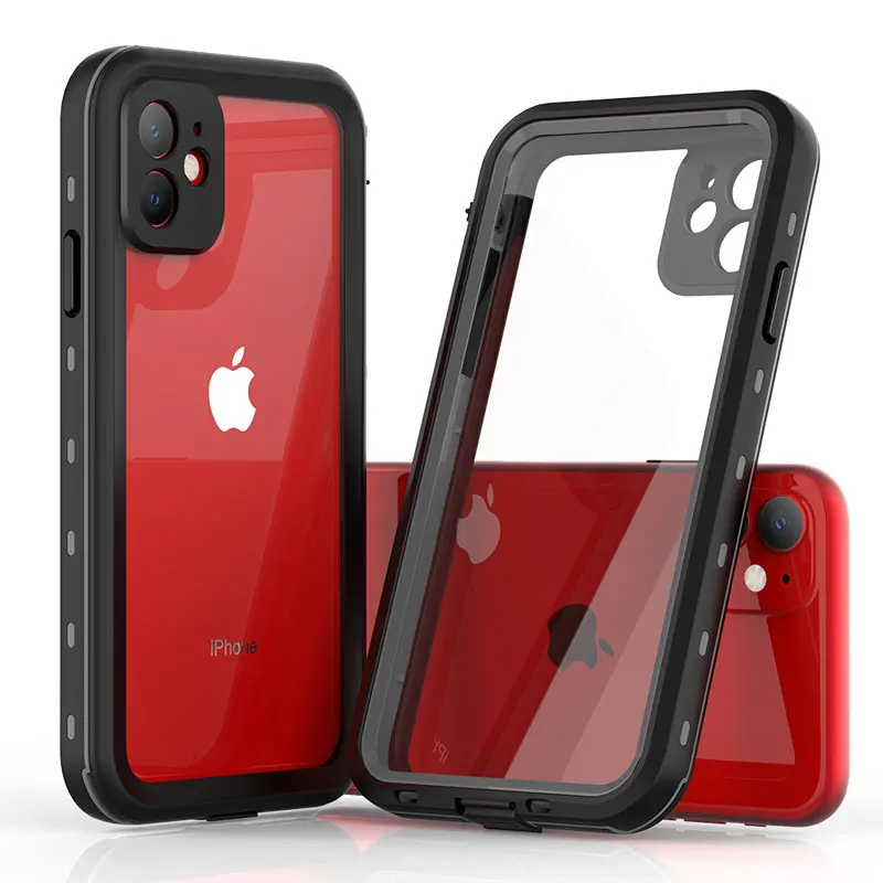 3M Underwater Diving Phone Case Bag for iPhone 12 12 Pro Max Full Sealed 360 Waterproof Anti-drop Shell for Apple iPhone 12 Mini
