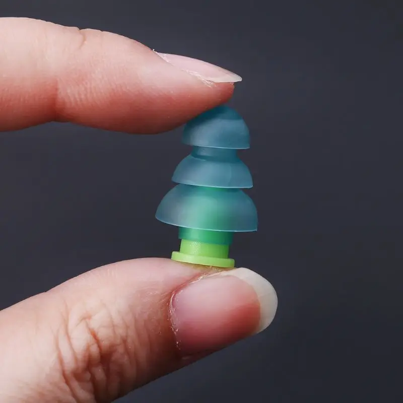 1 Pair Silicone Earplugs Noise Cancelling Reusable Ear Plugs Hearing Protection Newest Drop Shipping - Famidy.com