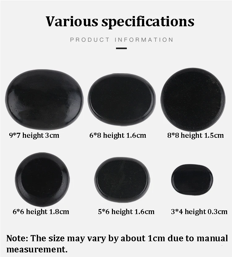 1 шт. красота спа Здоровье Массаж энергетический камень традиционный натуральный вулканический горячий камень эфирное масло для спины массаж горячий камень