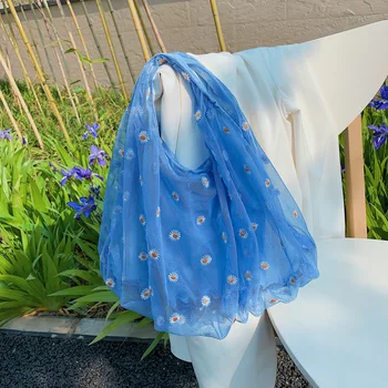 

2020 summer thin daisy fashion handbag fashion shopping bag girl bag female bag